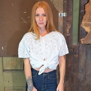 Vintage Peasant Top
